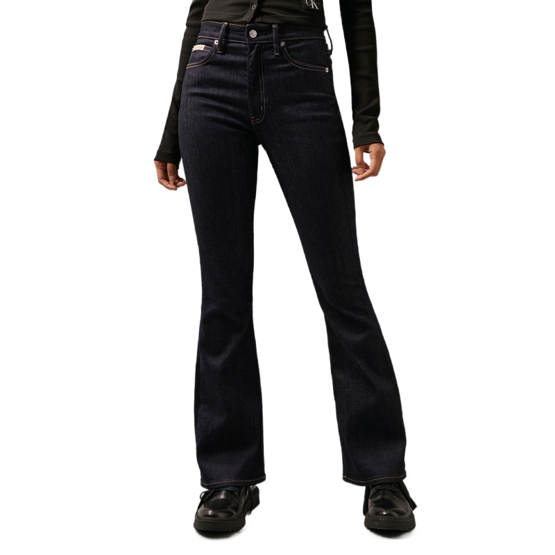 (Women) CALVIN KLEIN  Classic Vintage Slim Flare Jeans Denim Black. J224670 圖 4