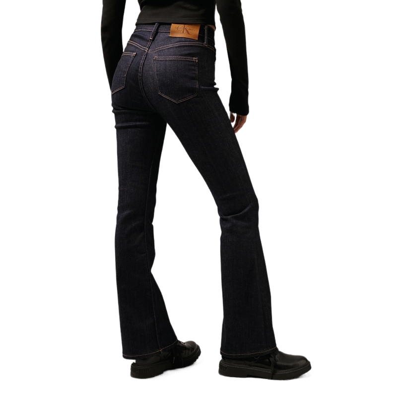 (Women) CALVIN KLEIN  Classic Vintage Slim Flare Jeans Denim Black. J224670 圖 5