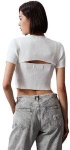 (W) Calvin Klein Conjunto de Tank Top de Algodón Knit y Chaleco Casual. J223332 Details for (W) Calvin Klein Conjunto de Tank Top de Algodón Knit y Chaleco Casual. J223332