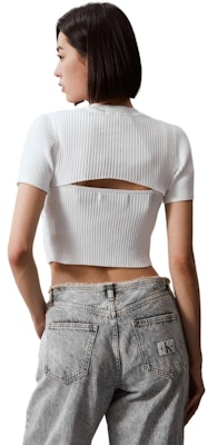 (W) Calvin Klein Conjunto de Tank Top de Algodón Knit y Chaleco Casual. J223332 Details for (W) Calvin Klein Conjunto de Tank Top de Algodón Knit y Chaleco Casual. J223332