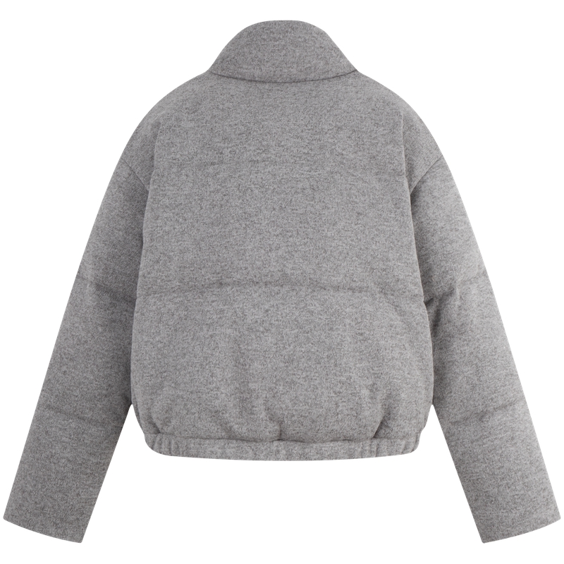 Shop (W) Calvin Klein 刺繡短版羽絨外套 石灰色款式 長效溫暖保暖外套 J224591