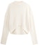 Order (Women) CALVIN KLEIN Embroidered Knit Crop Crewneck Sweater Milk White. J224566