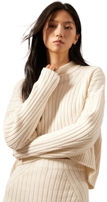 (Women) CALVIN KLEIN Embroidered Knit Crop Crewneck Sweater Milk White. J224566 Shop (Women) CALVIN KLEIN Embroidered Knit Crop Crewneck Sweater Milk White. J224566