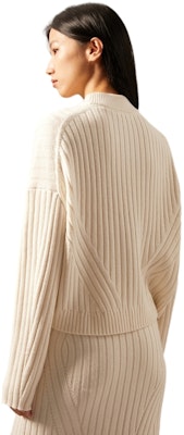 (Women) CALVIN KLEIN Embroidered Knit Crop Crewneck Sweater Milk White. J224566 Purchase (Women) CALVIN KLEIN Embroidered Knit Crop Crewneck Sweater Milk White. J224566