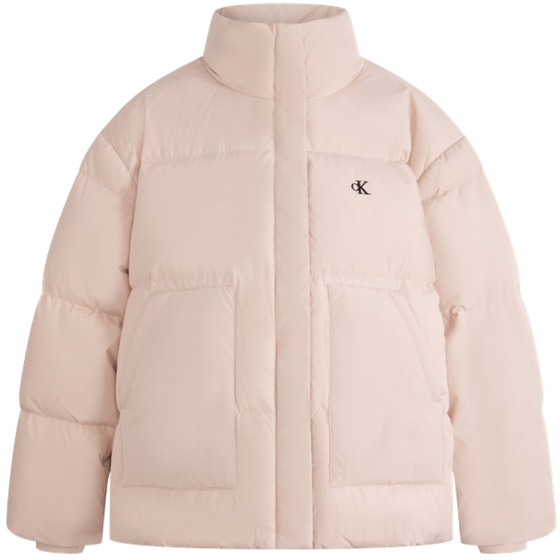 (Women) Calvin Klein  Fall/Winter Minimalist Embroidered Letter Down Jacket J221163