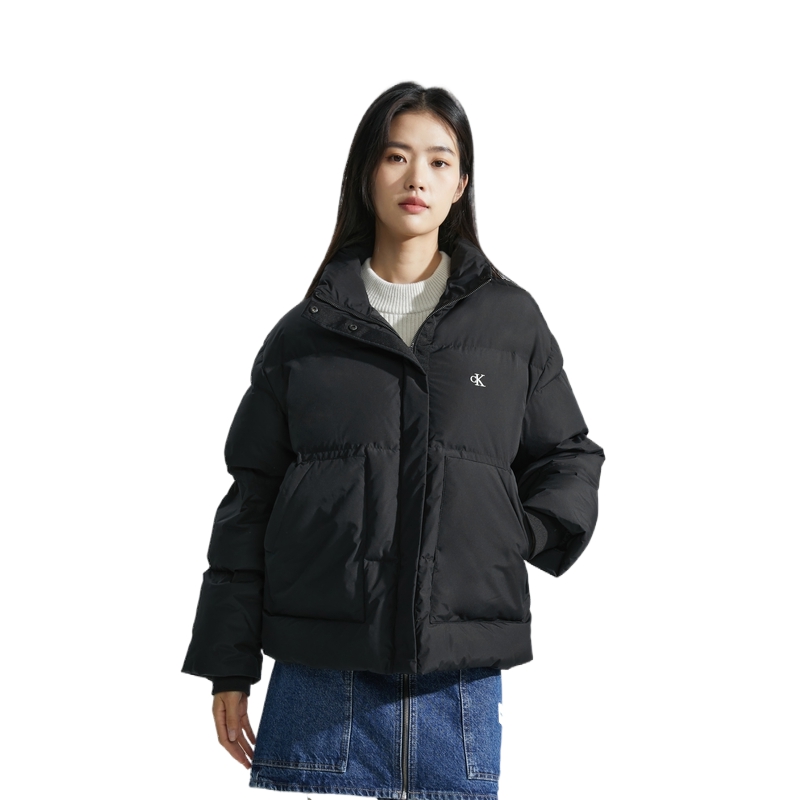 (Women) Calvin Klein  Fall/Winter Minimalist Embroidered Letter Down Jacket J221163 圖 8