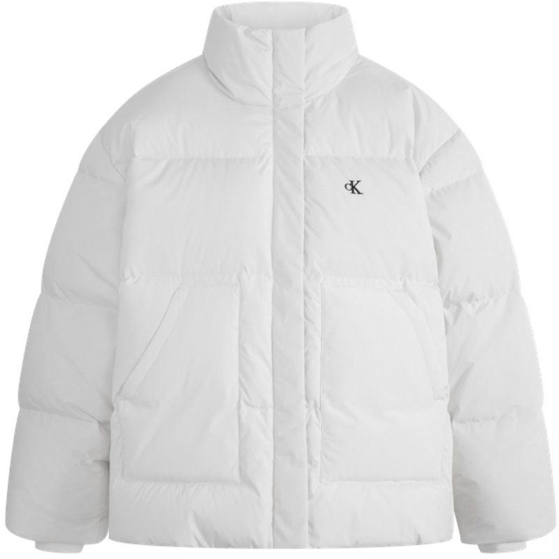 (Women) Calvin Klein  Fall/Winter Minimalist Embroidered Letter Down Jacket J221163 圖 10