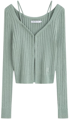 (W) CALVIN KLEIN 時尚羅紋露肩性感吊帶背心上衣 J223931 Buy (W) CALVIN KLEIN 時尚羅紋露肩性感吊帶背心上衣 J223931