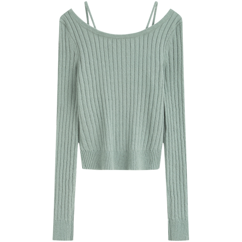 Lookbook (W) CALVIN KLEIN 時尚羅紋露肩性感吊帶背心上衣 J223931