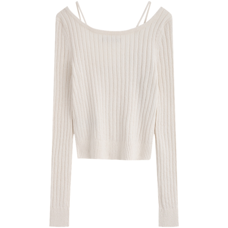 Sizing (W) CALVIN KLEIN 時尚羅紋露肩性感吊帶背心上衣 J223931