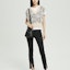 Lookbook (W) Calvin Klein Grey Jacquard V-Neck Tanpa Lengan Knit Vest. J220099-ACF