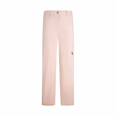 (Women) Calvin Klein High-Waist Corduroy Straight-Leg Pants Red J221861ABJ