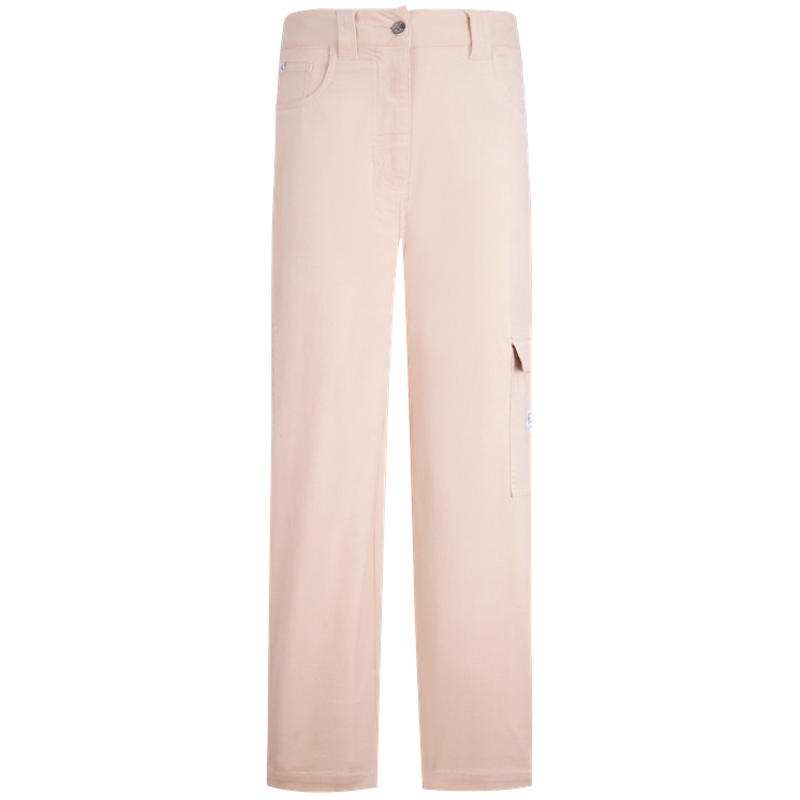 Order (W) Calvin Klein 高腰燈芯絨直筒褲 紅色 J221861ABJ