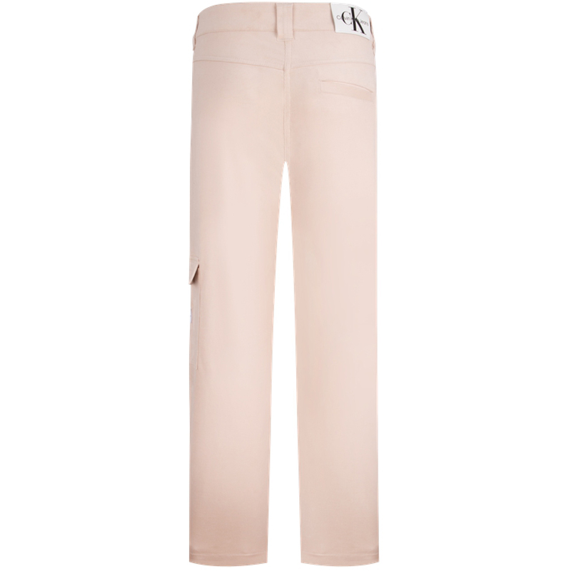 Lookbook (W) Calvin Klein 高腰燈芯絨直筒褲 紅色 J221861ABJ