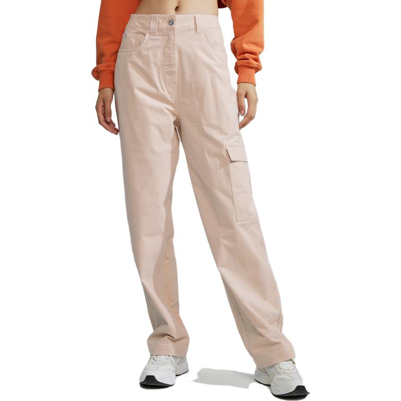 Shop (W) Calvin Klein 高腰燈芯絨直筒褲 紅色 J221861ABJ