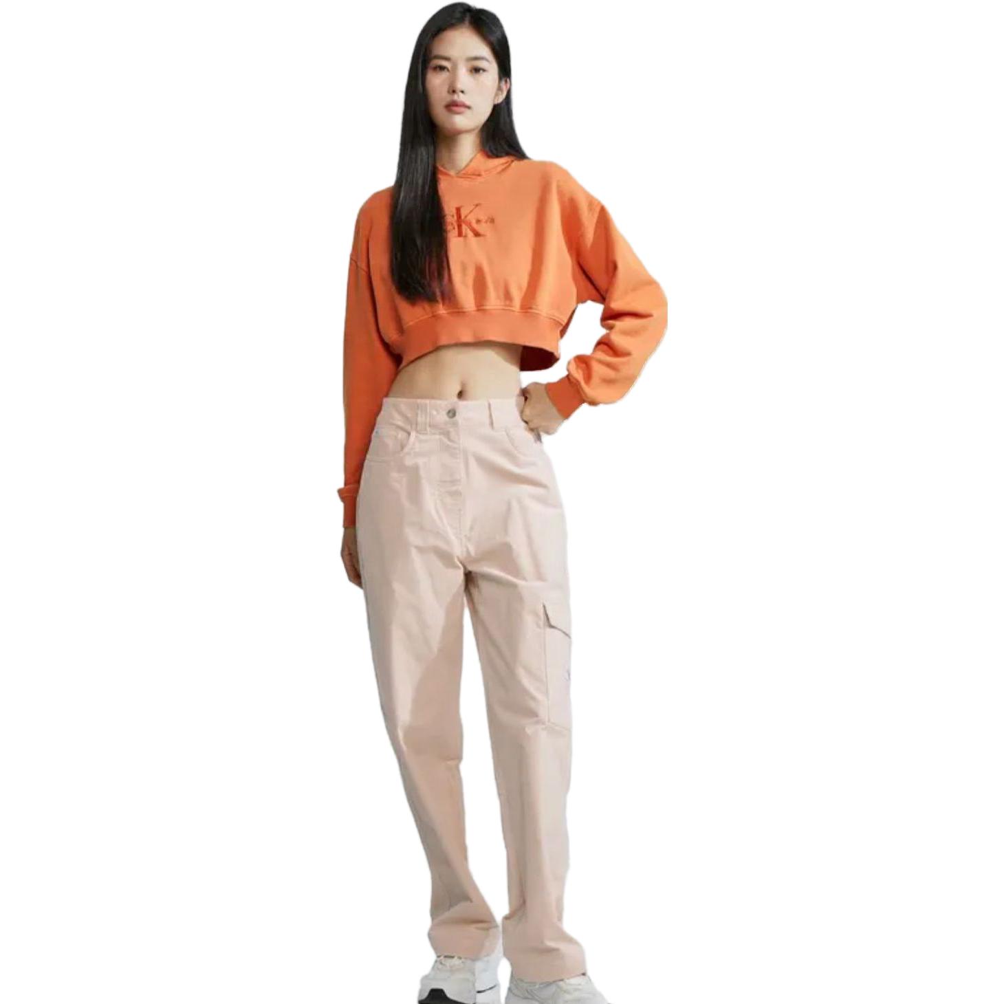 Purchase (W) Calvin Klein 高腰燈芯絨直筒褲 紅色 J221861ABJ