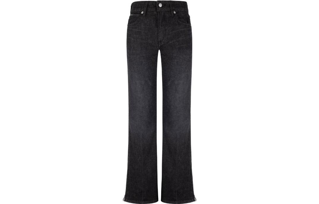 (Women) Calvin Klein  High-Waist Stretch Flared Wool Denim Jeans. J222257 圖 2