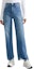 Lookbook (Women) Calvin Klein High-Waisted Distressed Wide-Leg Jeans. J222254-1A4