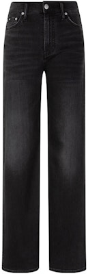 (Women) Calvin Klein High-Waisted Loose Fit Quick-Dry Black Jeans. J2222591BY Order (Women) Calvin Klein High-Waisted Loose Fit Quick-Dry Black Jeans. J2222591BY