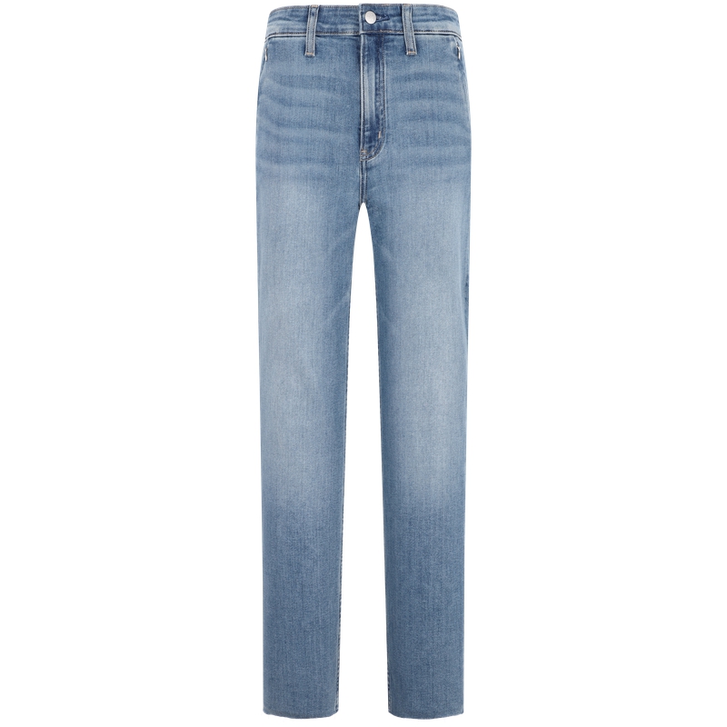 (Women) Calvin Klein  High-Waisted Slim Fit Straight Jeans Light Blue J223946 圖 2