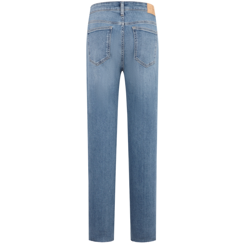 (Women) Calvin Klein  High-Waisted Slim Fit Straight Jeans Light Blue J223946 圖 3