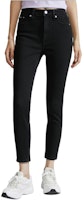 (Women) Calvin Klein High-Waisted Stretch Velvet Skinny Jeans Black J223228-1BY (Women) Calvin Klein High-Waisted Stretch Velvet Skinny Jeans Black J223228-1BY