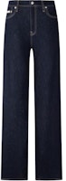 (Women) CALVIN KLEIN High-Waisted Wide-Leg Jeans Deep Blue Denim. J224926-1AP (Women) CALVIN KLEIN High-Waisted Wide-Leg Jeans Deep Blue Denim. J224926-1AP