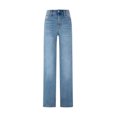 (Women) CALVIN KLEIN High-Waisted Wide-Leg Jeans Light Blue Fall Collection J224401-1AA