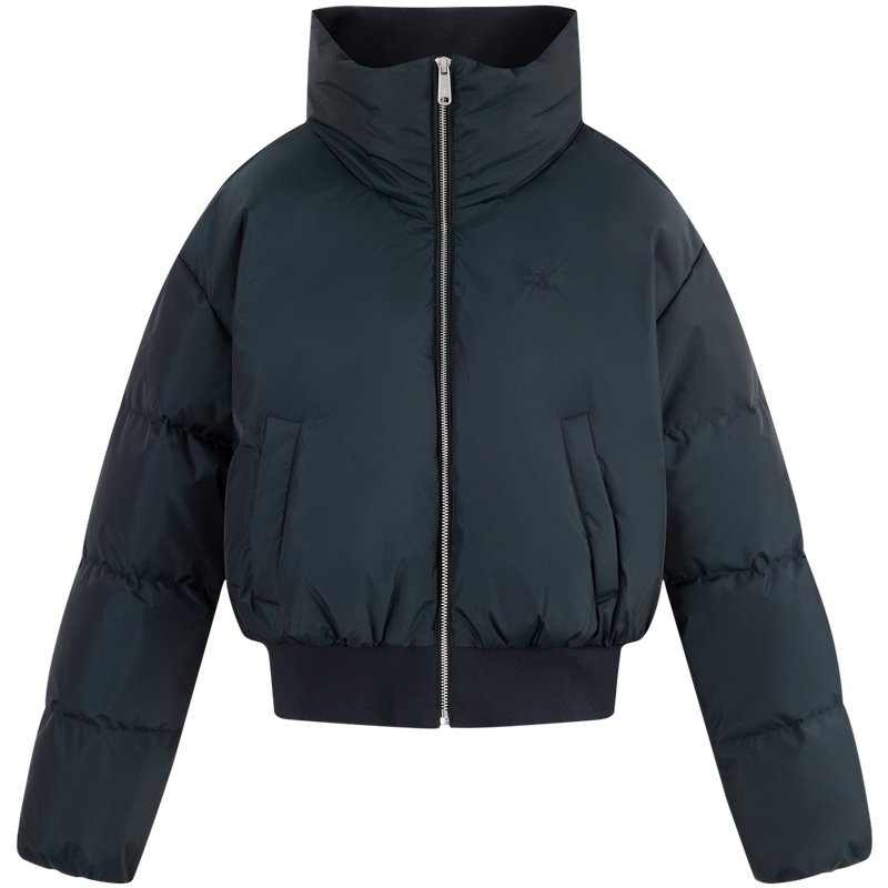 (Women) CALVIN KLEIN  High Neck Down Jacket in Graphite Grey. J224589