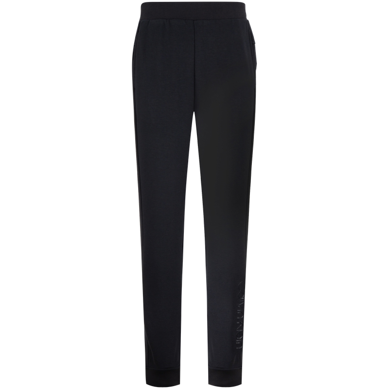 (Women) CALVIN KLEIN  Jogger Pants Elastic Waist Space Black Casual Wear. GWF4P601