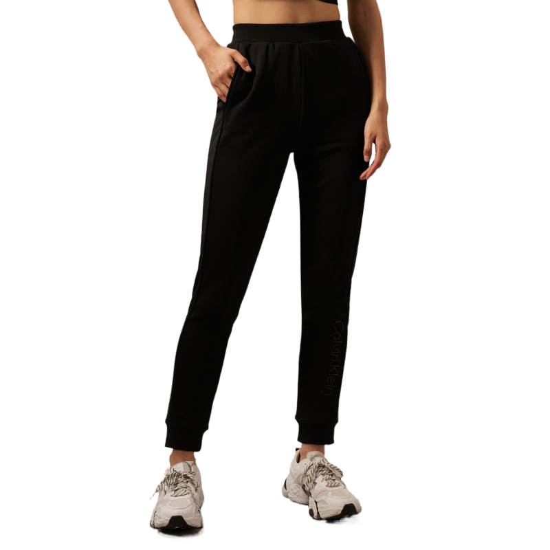 (Women) CALVIN KLEIN  Jogger Pants Elastic Waist Space Black Casual Wear. GWF4P601 圖 4