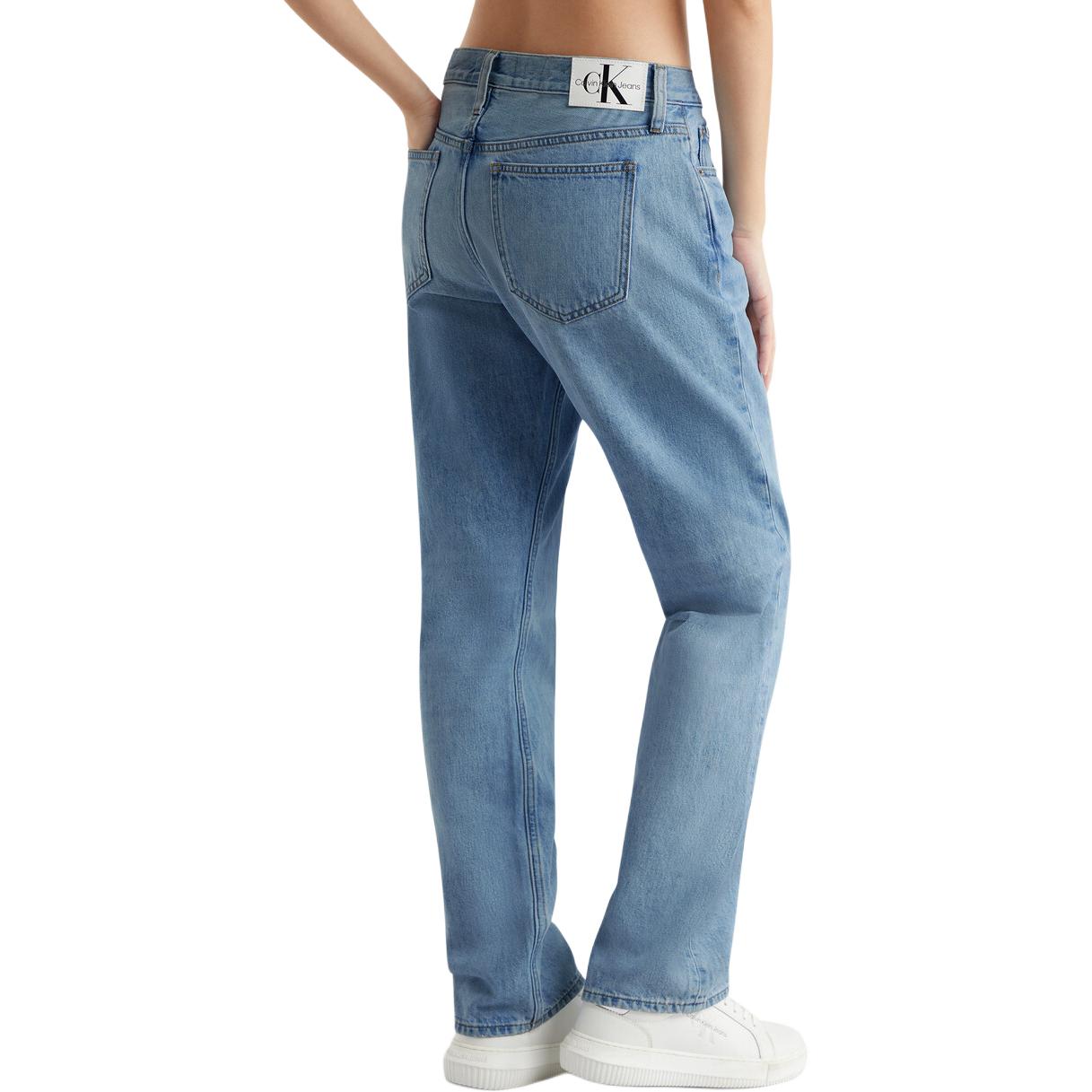 Shop (W) CALVIN KLEIN 淺藍色低腰直筒牛仔褲 J223726-1AA