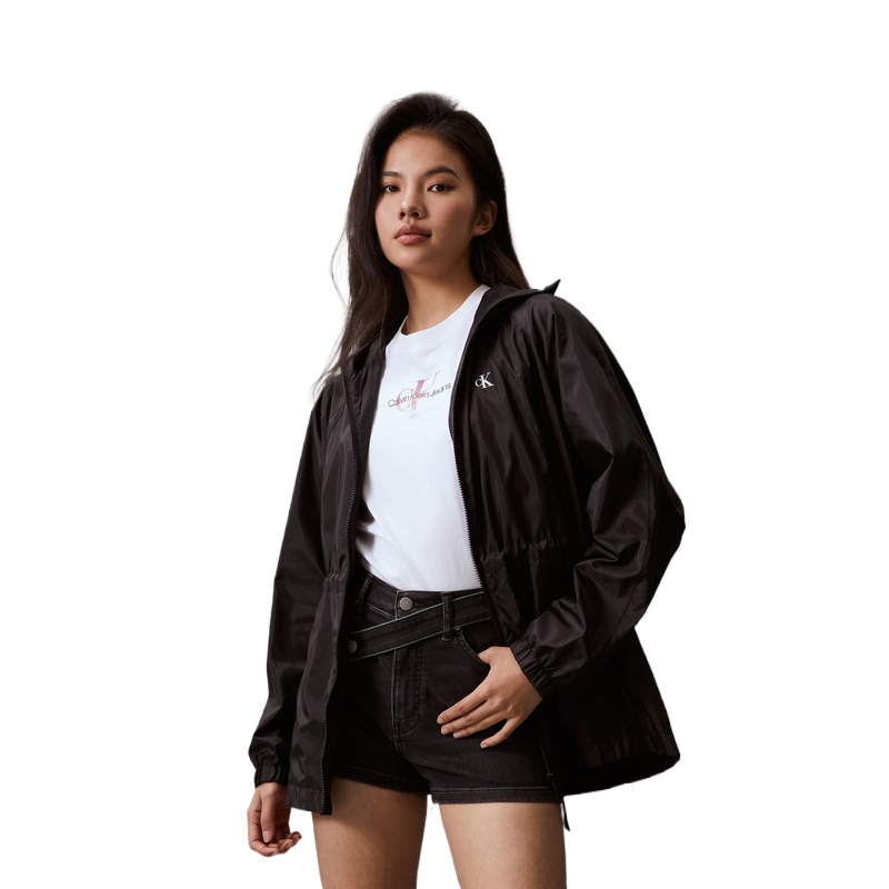 Shop (W) Calvin Klein Jaket Hoodie Outdoor Ringan dan Bernapas. J223485