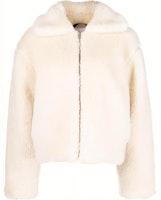 (Women) CALVIN KLEIN Logo Print Zip-Up Jacket Off-White. J20J219842-ACF (Women) CALVIN KLEIN Logo Print Zip-Up Jacket Off-White. J20J219842-ACF