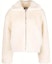 Buy (W) CALVIN KLEIN Chaqueta Cremallera Logo Estampado Color Blanco Roto. J20J219842-ACF