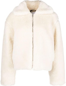 (W) CALVIN KLEIN Chaqueta Cremallera Logo Estampado Color Blanco Roto. J20J219842-ACF Order (W) CALVIN KLEIN Chaqueta Cremallera Logo Estampado Color Blanco Roto. J20J219842-ACF