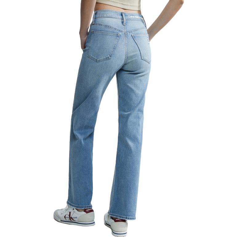 (Women) CALVIN KLEIN  Loose High-Waisted Ripped Light Blue Jeans. J222907-1AA 圖 4