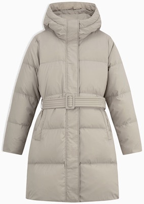 (Women) Calvin Klein Mid-Length Hooded Embroidered Down Jacket J224692 Buy (Women) Calvin Klein Mid-Length Hooded Embroidered Down Jacket J224692