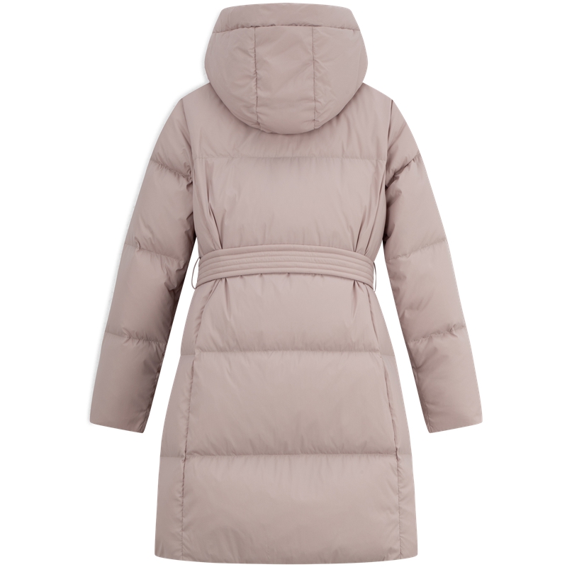 Sizing (W) Calvin Klein 中長款連帽刺繡羽絨外套 J224692