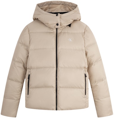 (Women) CALVIN KLEIN Outdoor Casual Printed Hooded Down Jacket J224786 Details for (Women) CALVIN KLEIN Outdoor Casual Printed Hooded Down Jacket J224786