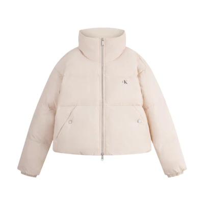 (Women) Calvin Klein Printed Short Down Jacket Casual Duck Down Outerwear J224789
