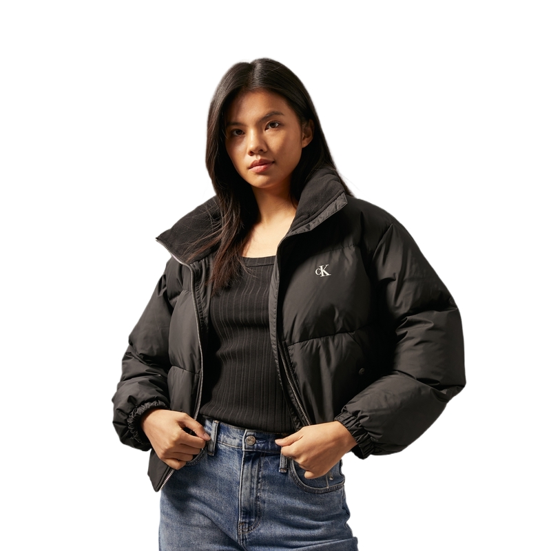 Purchase (W) Calvin Klein 印花短版羽絨外套休閒鴨絨外穿夾克 J224789