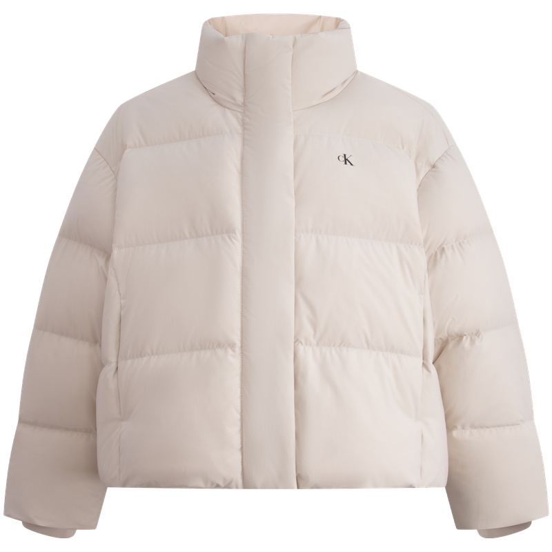 (Women) CALVIN KLEIN  Quilted Down Jacket with Logo Print - Fall/Winter Edition. J222249 圖 2