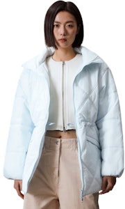 (W) Calvin Klein 輕量絎縫立領夾克 象牙黃 J223843 4