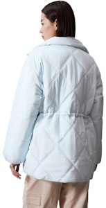 (W) Calvin Klein 輕量絎縫立領夾克 象牙黃 J223843 5