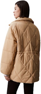 (W) Calvin Klein 輕量絎縫立領夾克 象牙黃 J223843 Sizing (W) Calvin Klein 輕量絎縫立領夾克 象牙黃 J223843