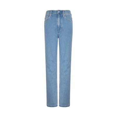 (Women) Calvin Klein Slim Fit Classic Straight Light Blue Jeans Denim J224284