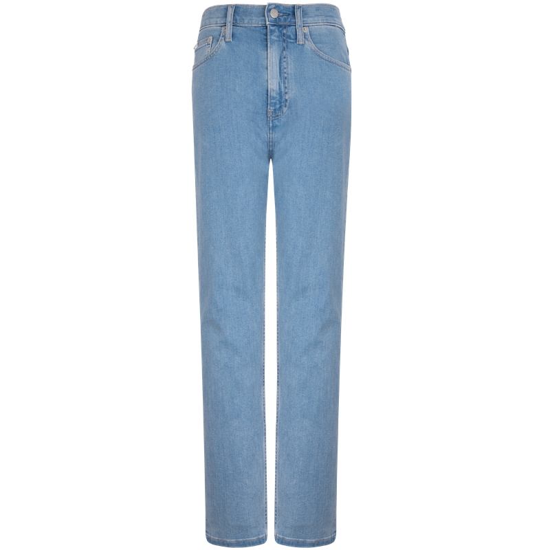 (Women) Calvin Klein  Slim Fit Classic Straight Light Blue Jeans Denim J224284 圖 2