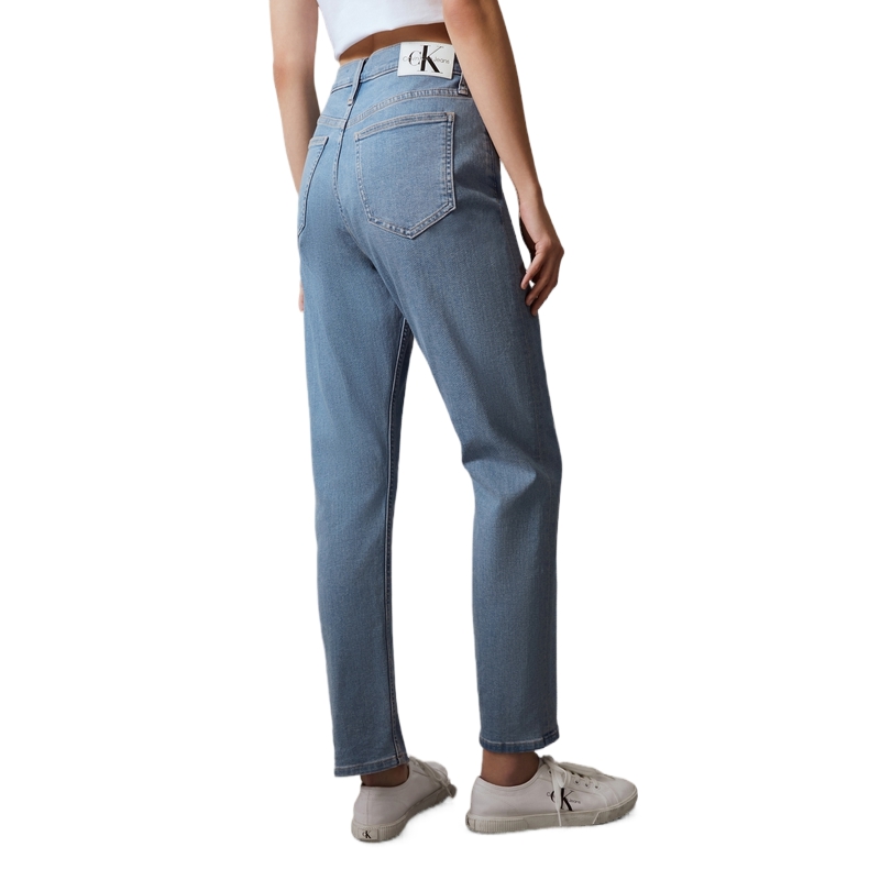 (Women) Calvin Klein  Slim Fit Classic Straight Light Blue Jeans Denim J224284 圖 6