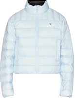 (W) カルバンクライン ソリッドライトブルーロゴプリント中綿ジャケット. J20J222585-CYR Order (W) カルバンクライン ソリッドライトブルーロゴプリント中綿ジャケット. J20J222585-CYR